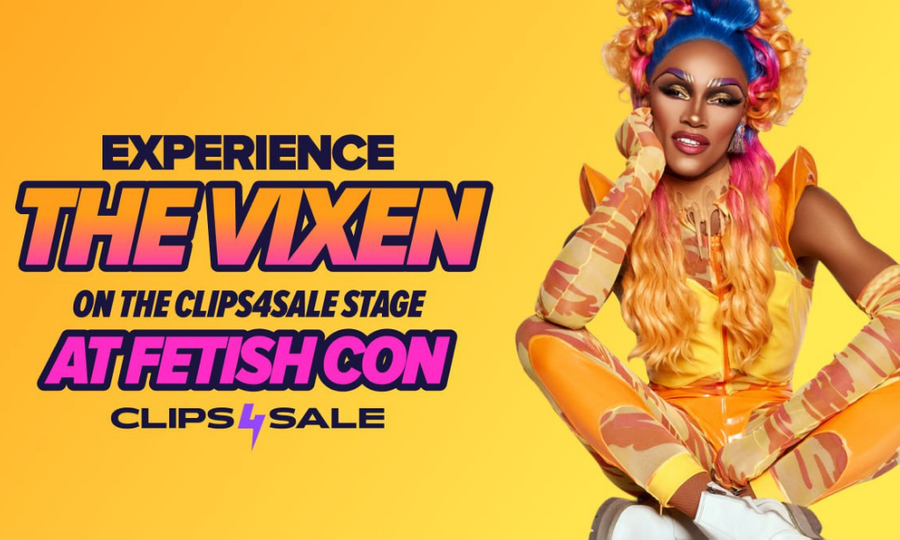 'Drag Race' Star The Vixen to Host Clips4Sale Stage at Fetish Con