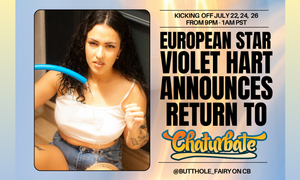 Violet Hart Announces Return to Chaturbate