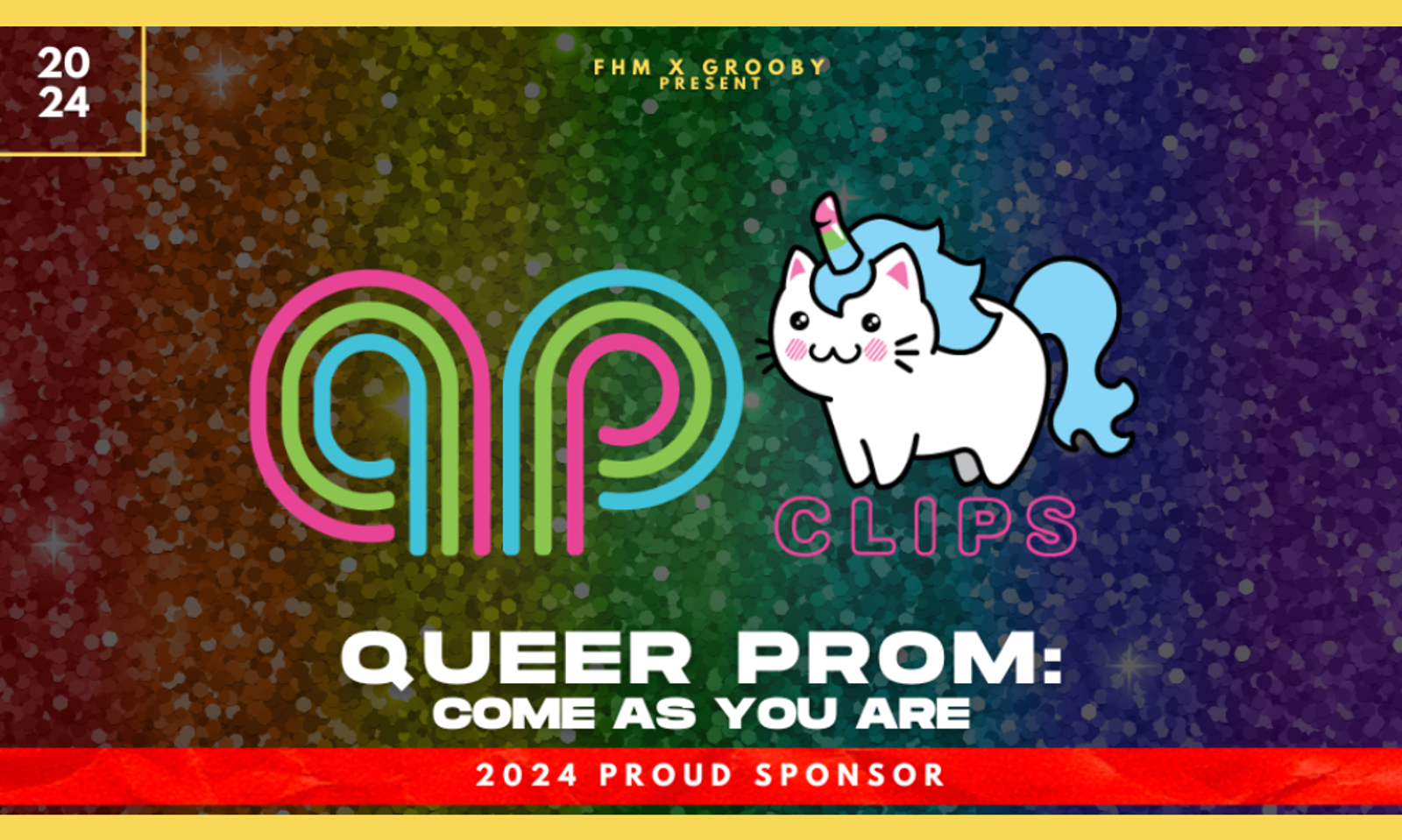 APClips Announces Gold Sponsorship of FHM x Grooby's Queer Prom