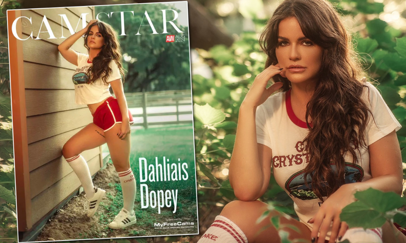 DahliaisDopey Graces the Cover of CAMStar Magazine's August Issue