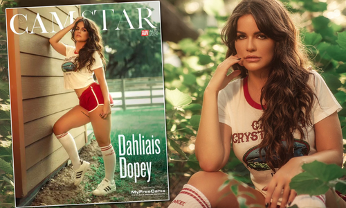 DahliaisDopey Graces the Cover of CAMStar Magazine's August Issue