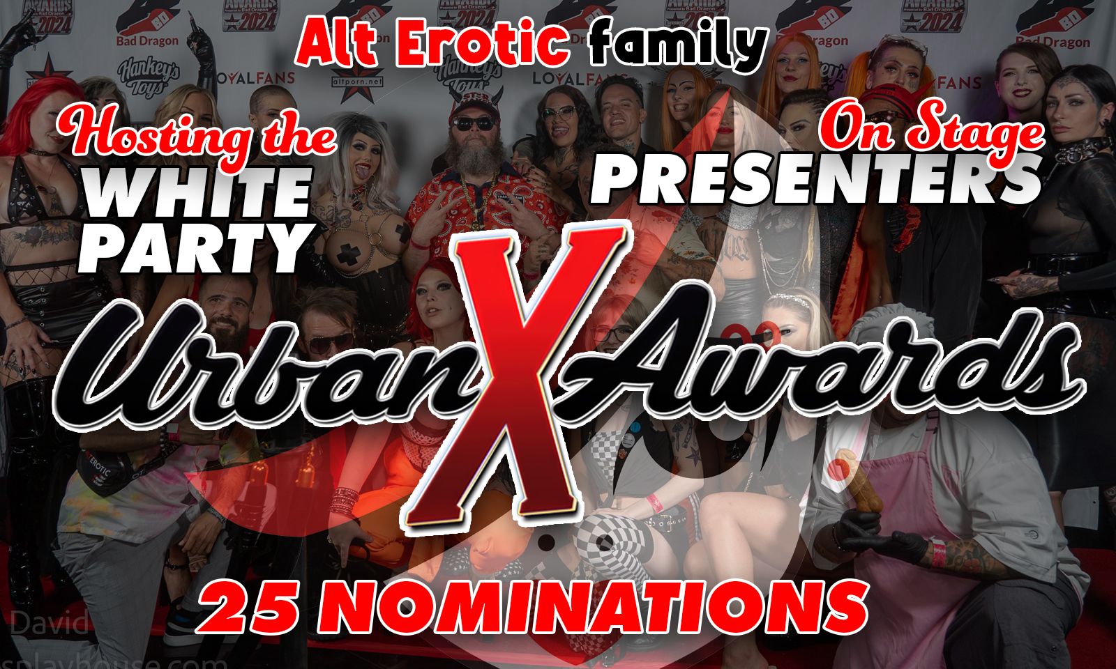 Alt Erotic Talent, Filmmakers Nominated at Urban X Awards