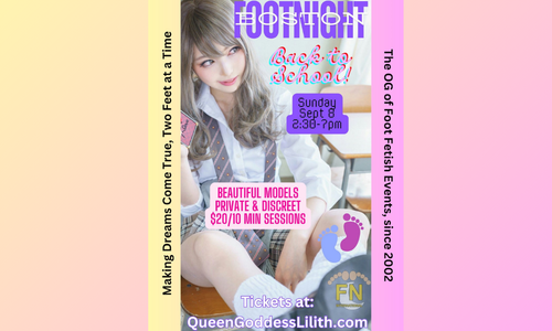 Goddess Lilith to Host Femocracy, Annual Footnight on Sept. 8