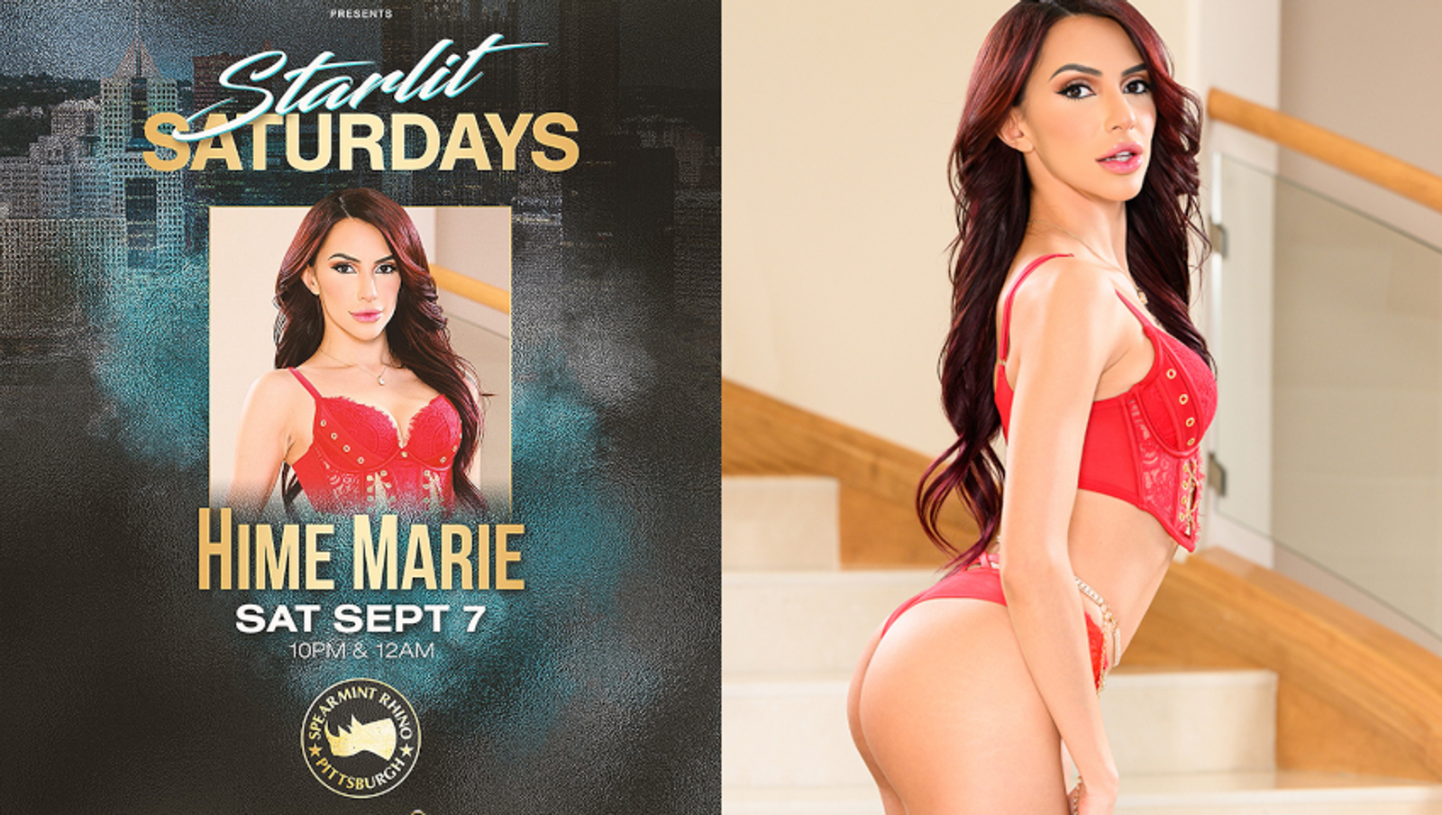 Hime Marie Headlines Spearmint Rhino Pittsburgh Saturday