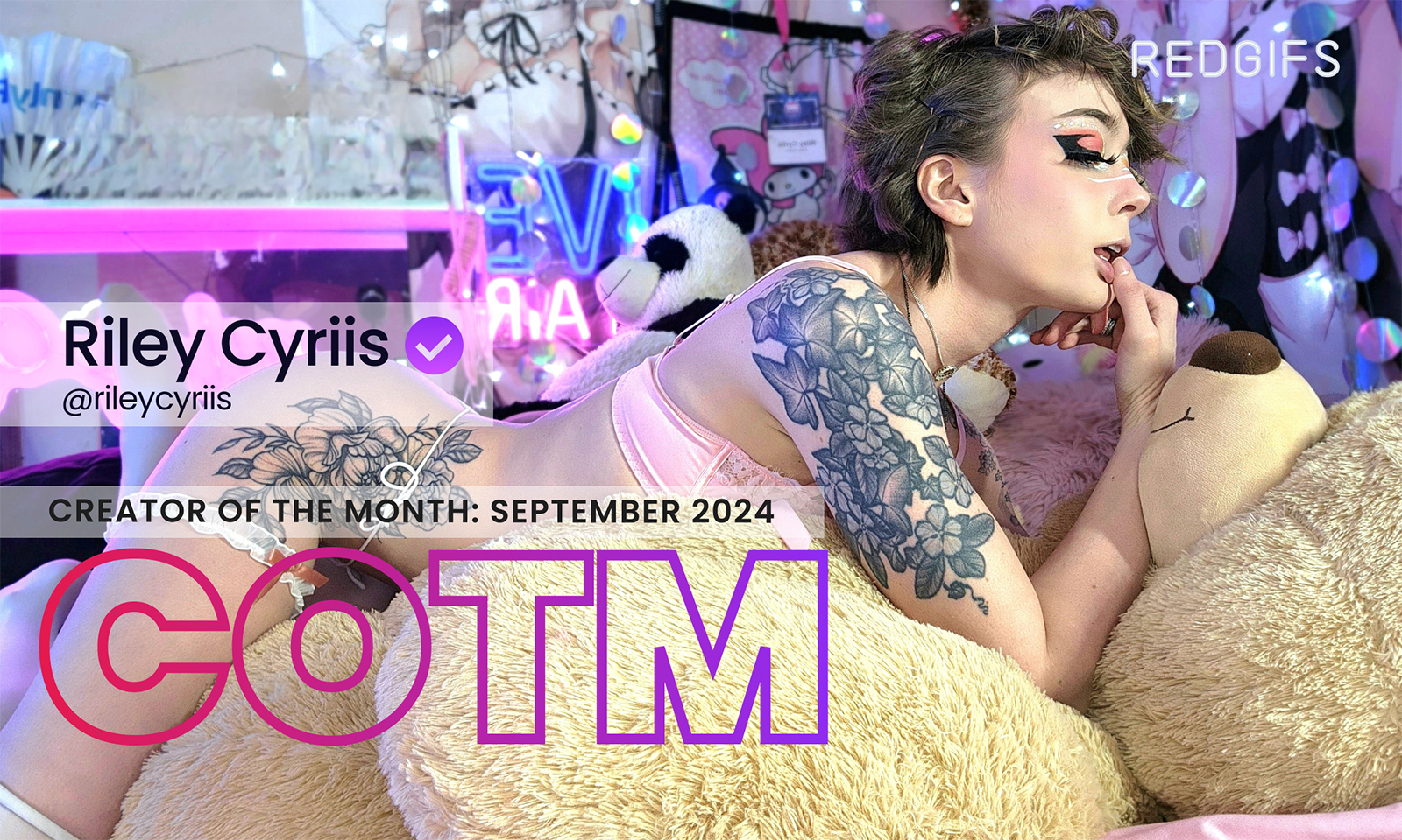 RedGIFs Names Riley Cyriis September Creator of the Month