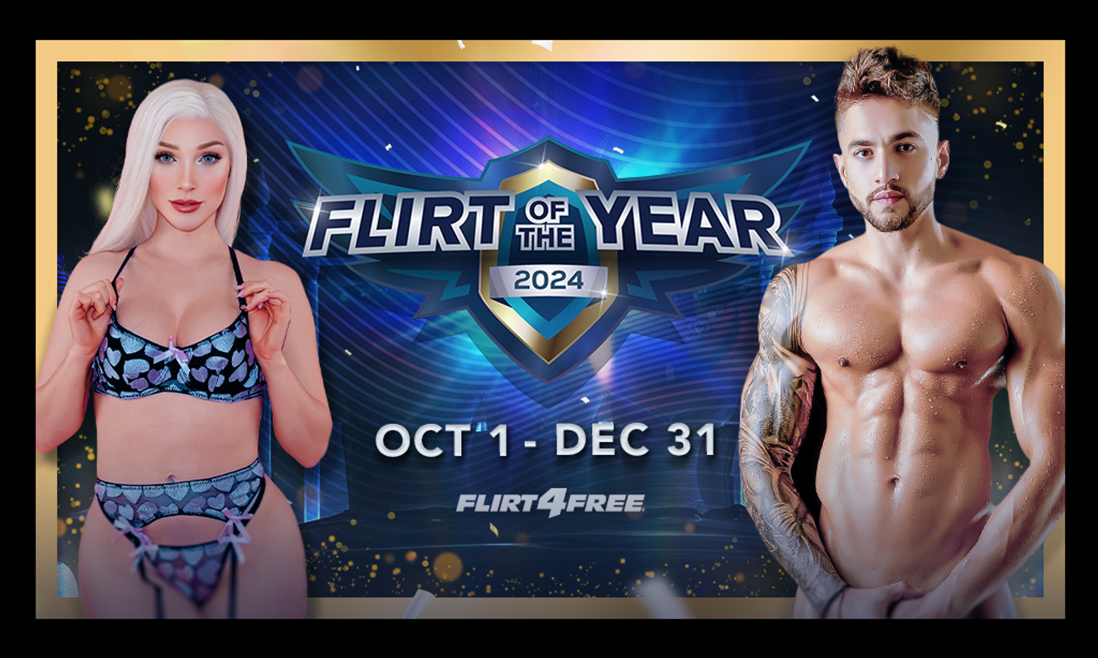 Flirt4Free’s Flirt of the Year Competition Returns October 1