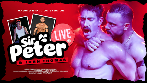 Raging Stallion Debuts Footage From Sir Peter's First Euro Show