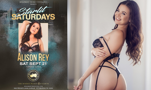 Alison Rey Headlines Spearmint Rhino Pittsburgh on Saturday