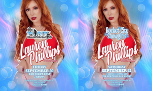 Lauren Phillips Features at Two Alabama Clubs This Weekend