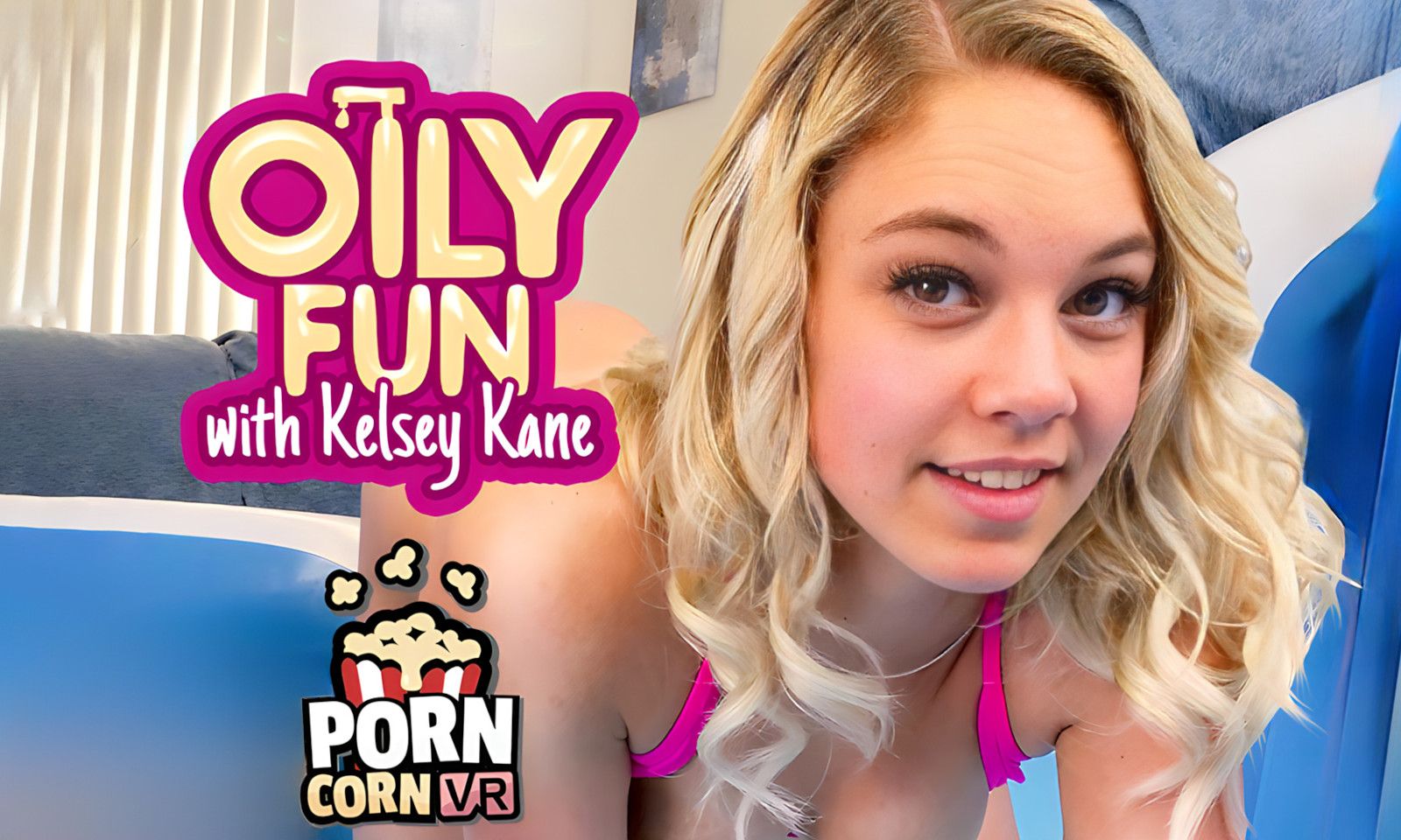 Kelsey Kane Gets Oiled Up in Her Porn Corn VR Debut