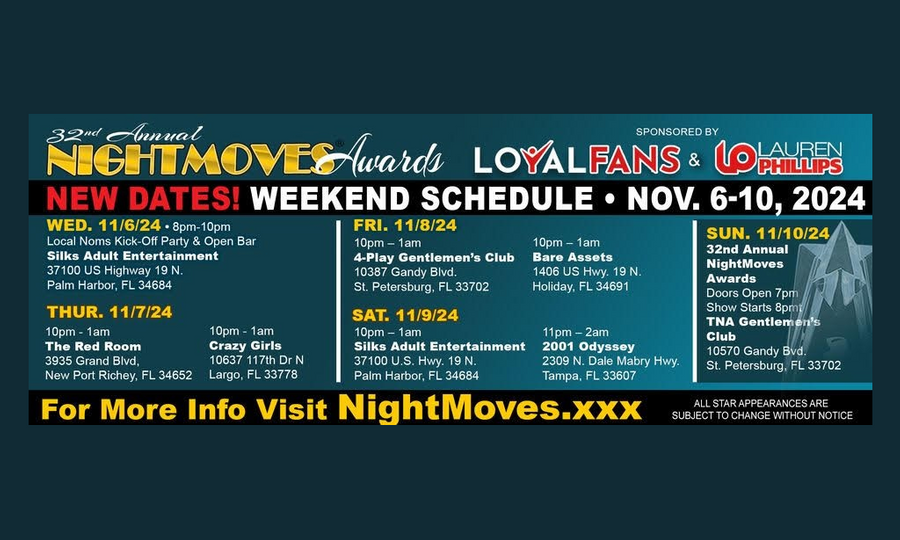 32nd Annual NightMoves Show Rescheduled Due to Hurricane Milton