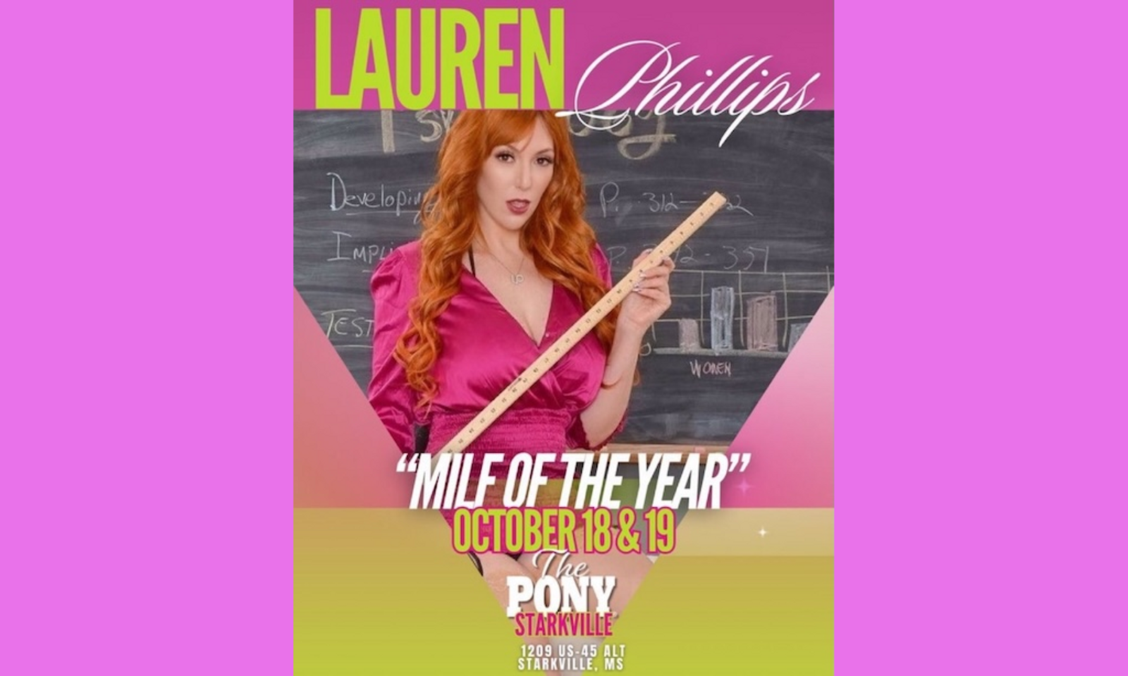 Lauren Phillips Features at The Pony in Starkville This Weekend