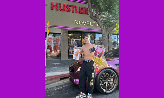 Chris Rail Tapped as Hustler's Halloween Merch Brand Ambassador