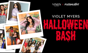 Violet Myers Kicks Off Halloween Season With Red Carpet Bash