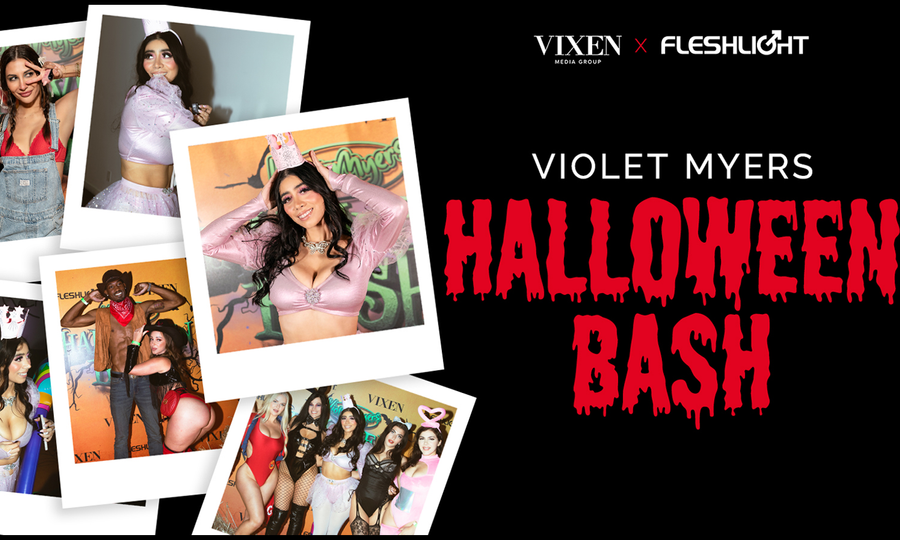 Violet Myers Kicks Off Halloween Season With Red Carpet Bash