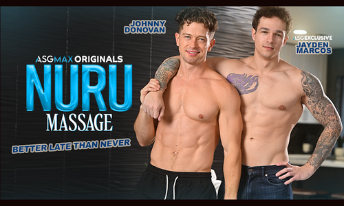 Jayden Marcos Stars in Debut of New ASGmax Series 'Nuru Massage'