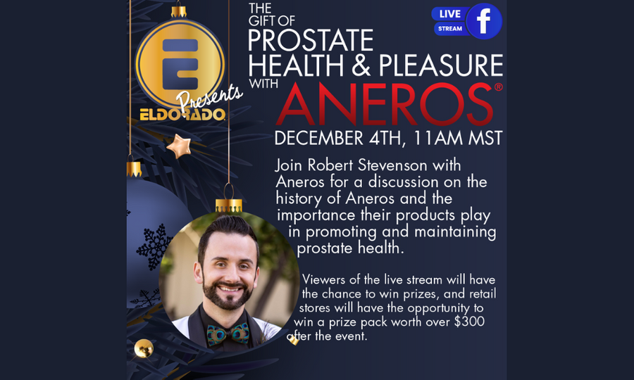 Eldorado to Host Facebook Live Event With Aneros on Dec. 4