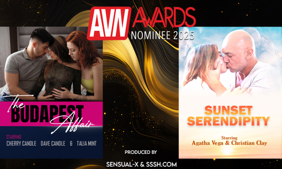 Sensual-X and Sssh.com Celebrate Multiple AVN Award Nominations