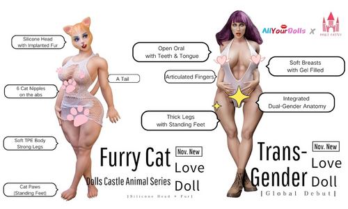 AllYourDolls Intros Transgender and Animal Furry Love Dolls