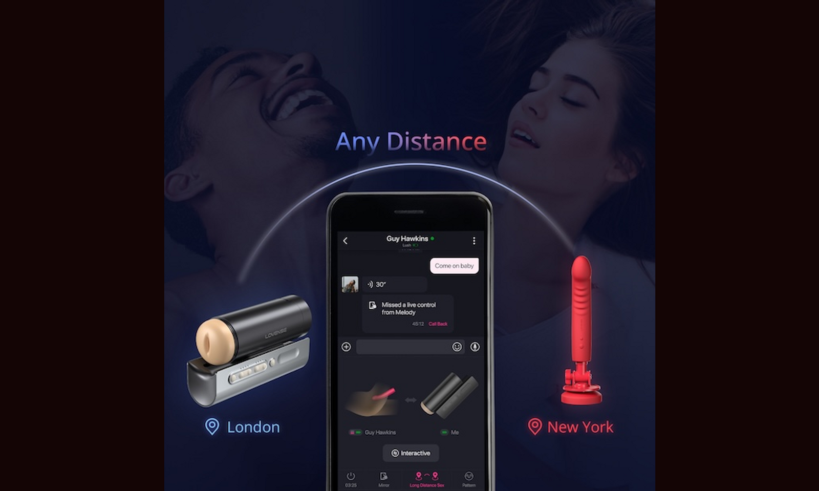 Lovense Introduces Mission 2 Teledildonic for Long Distance Use