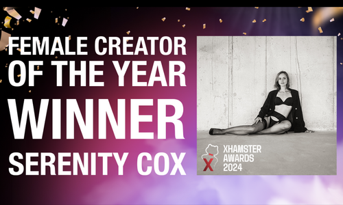 Serenity Cox Wins xHamster’s Female Creator of the Year Award