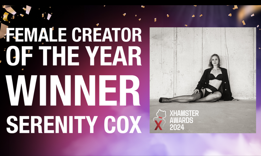 Serenity Cox Wins xHamster’s Female Creator of the Year Award