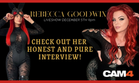 Rebecca Goodwin Makes Her Cam4 Debut with Two Exclusive Shows