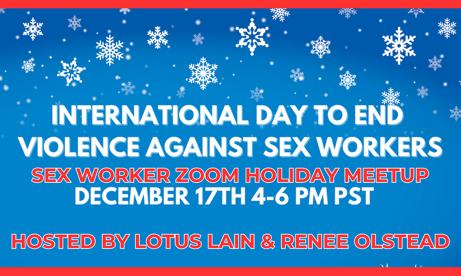 Lotus Lain, Renee Olstead to Host Holiday Sex Worker Event