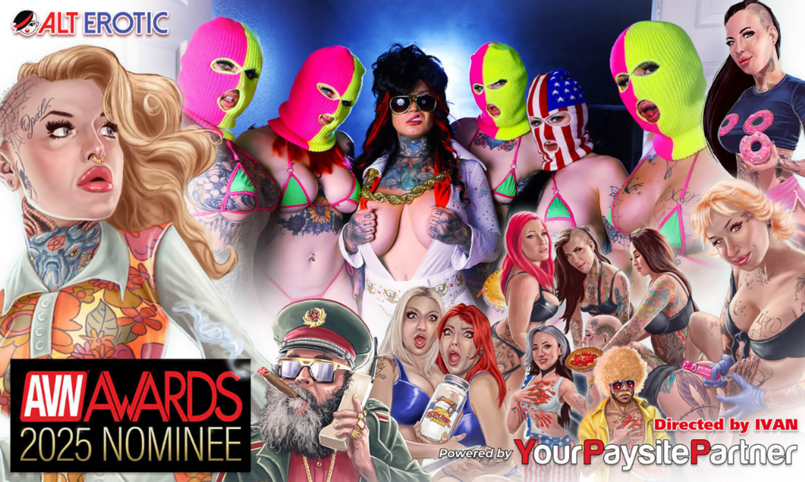 Alt Erotic Garners Five 2025 AVN Award Nominations