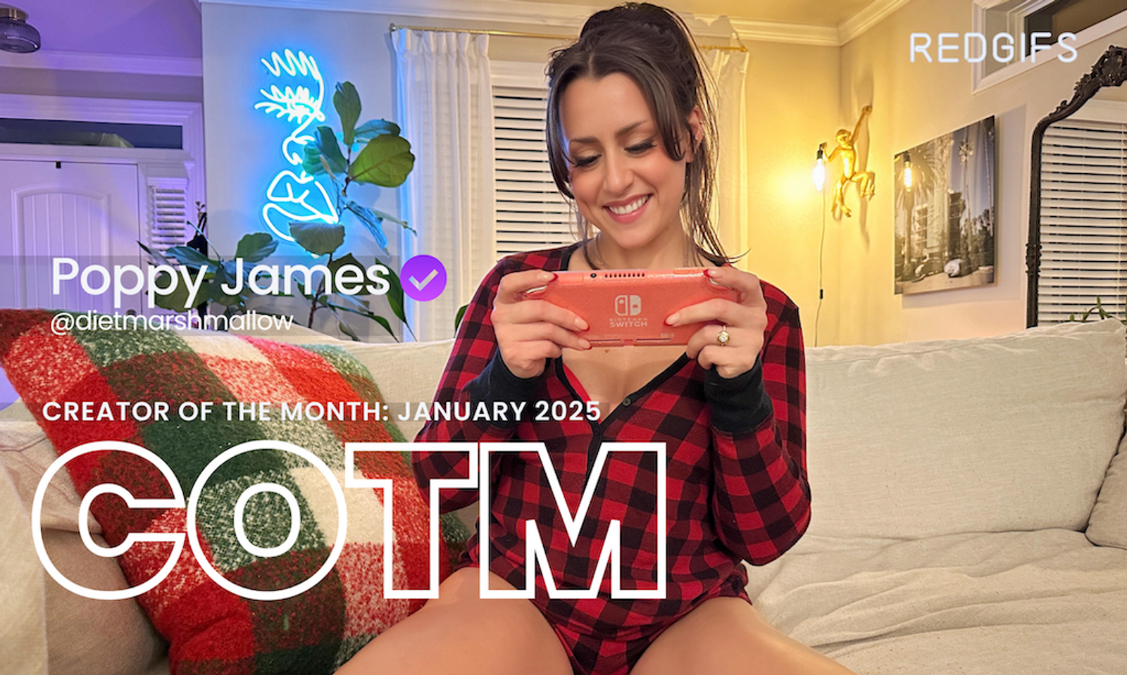 RedGIFs Announces Poppy James as January Creator of the Month