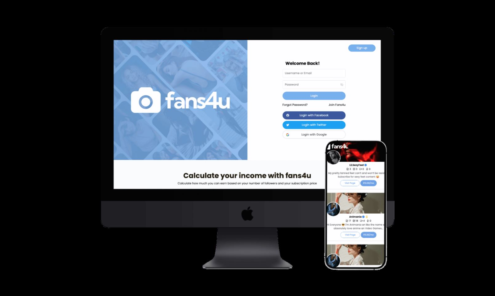 Adult Creative Releases New Fan Site Web Template Fans4u