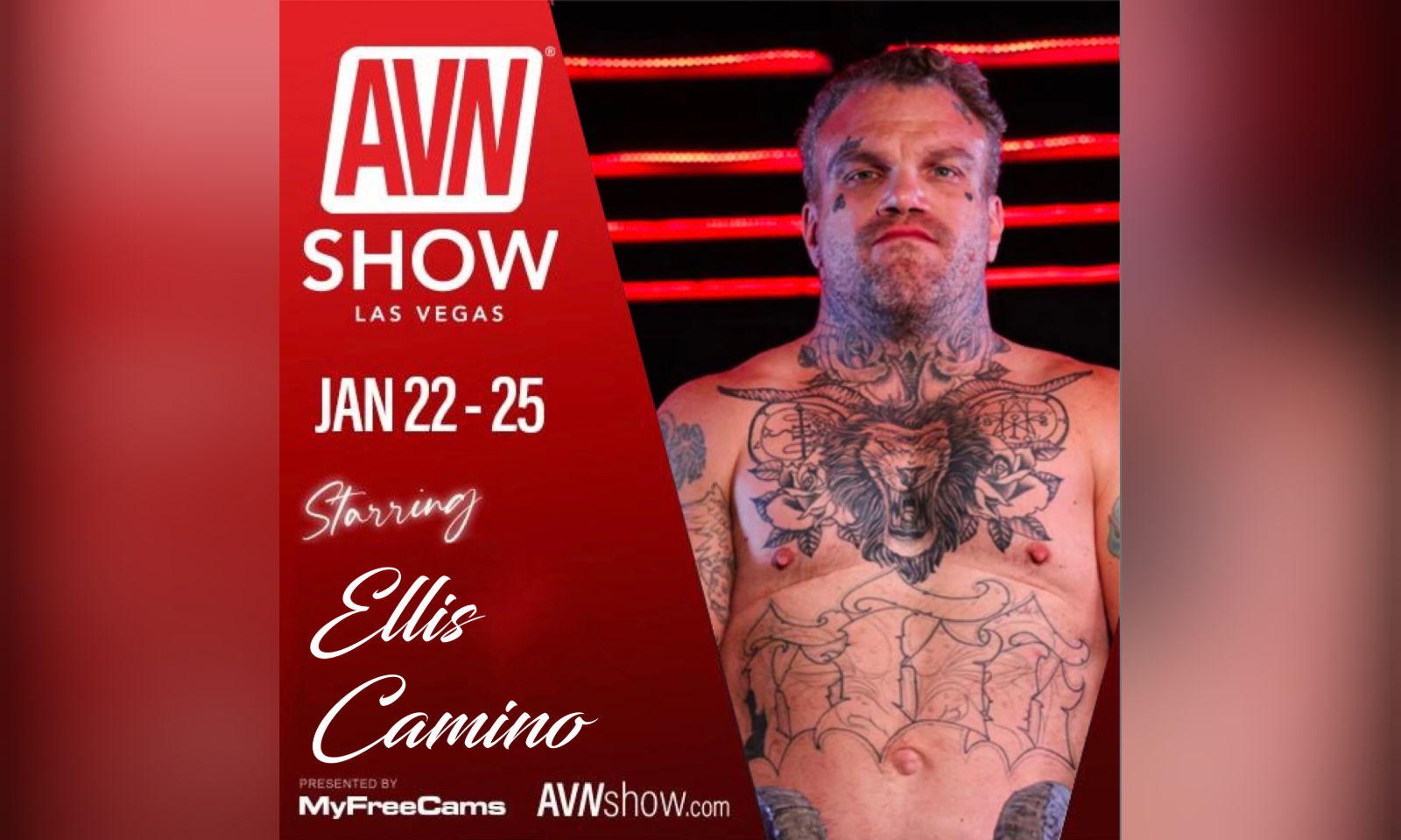 Ellis Camino to Sign At His First AVN Expo