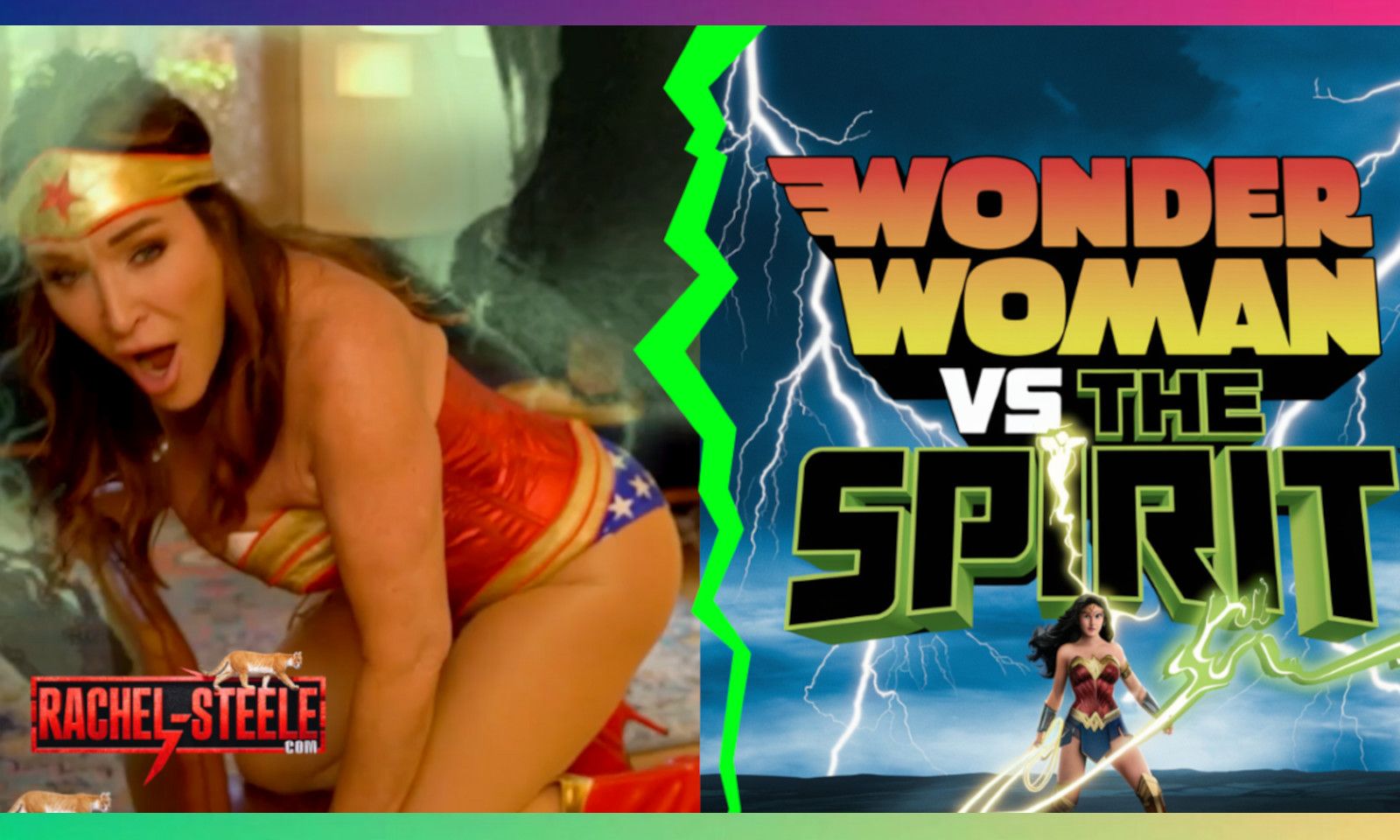 Rachel Steele Debuts 'Wonder Woman vs. The Spirit'