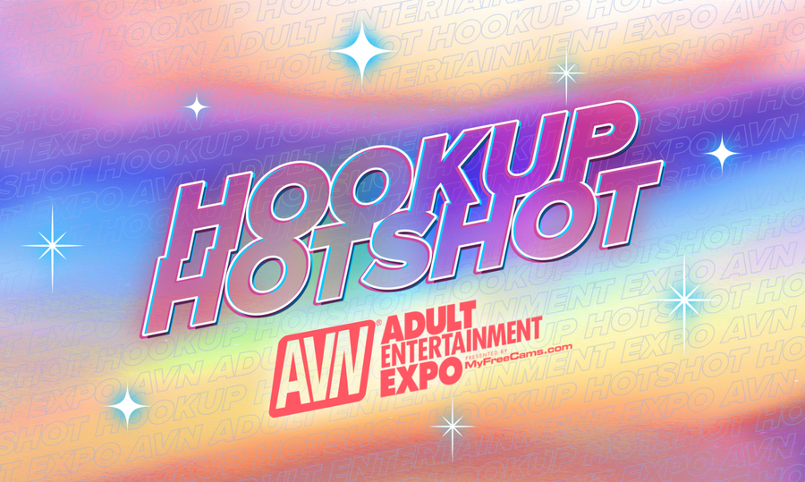 Hookup Hotshot Hosting Booth at AVN's Adult Entertainment Expo