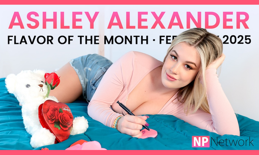 Ashley Alexander Heats Up February as Nubiles Flavor of the Month