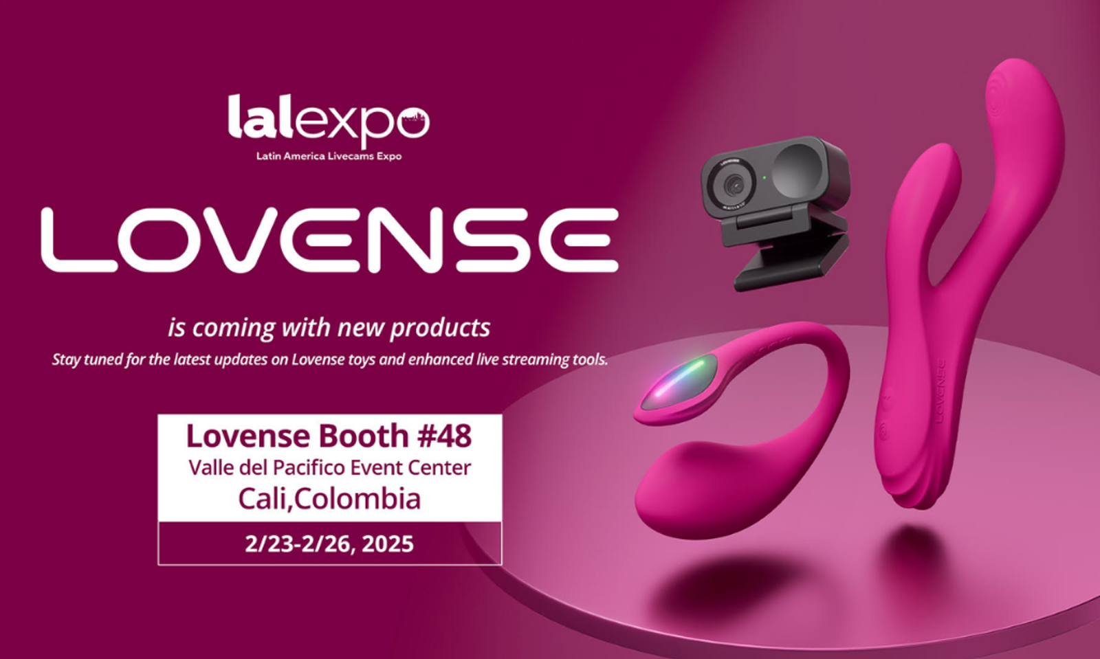 Lovense Joins LalExpo 2025 as Crown Sponsor, Reveal New Products