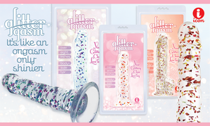 Icon Brands Debuts Duo of See-Through, Glittergasm Dildos