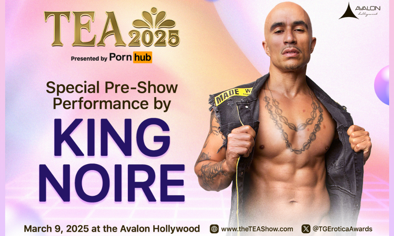 King Noire Slated as 2025 TEA Pre-Show Entertainment