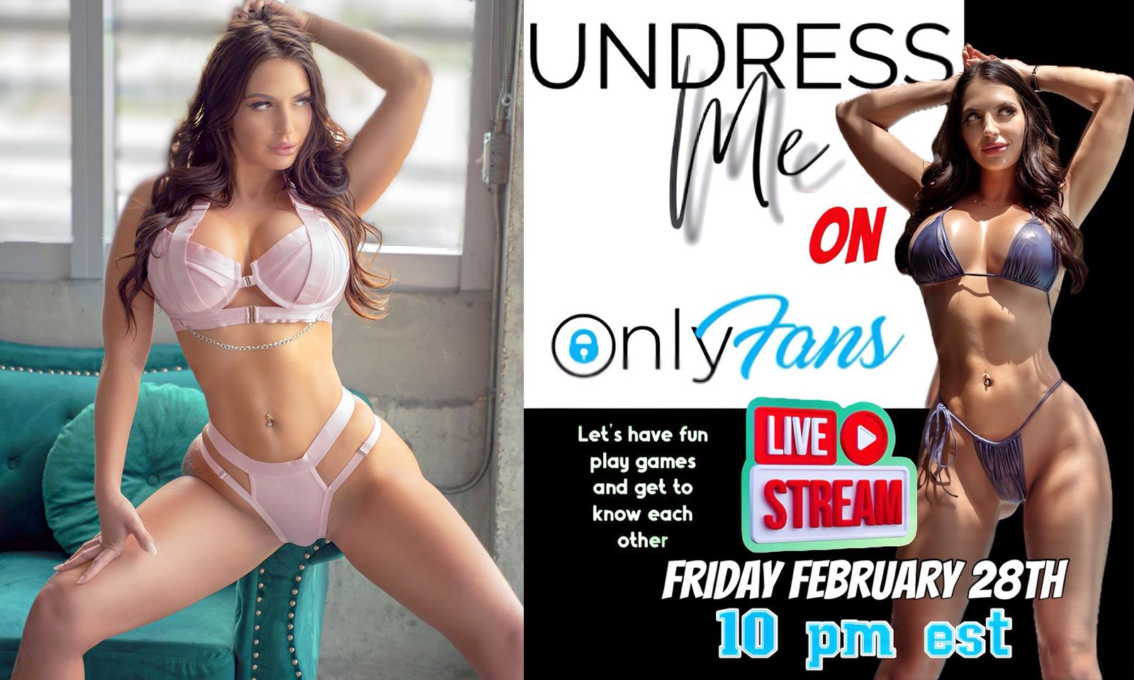 Alexa Payne Announces OnlyFans Livestream for Friday