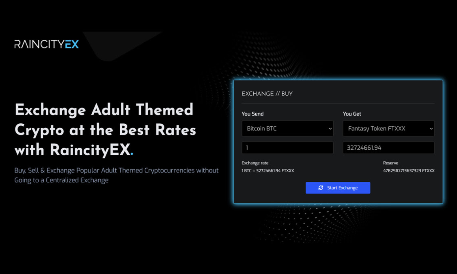 RaincityEx Now Supports Adult-Themed Crypto Projects