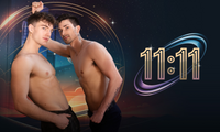 Hazel Hoffman Debuts for Men.com With Real Life Partner Kane Fox