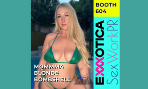 Momma Blonde Bombshell to Sign at SexWork PR at Exxxotica Chicago
