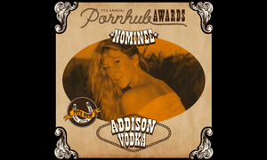 Addison Vodka Earns Her First Pornhub Award Nomination