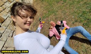 Peachy Alice Performs Anal at Immoral Productions