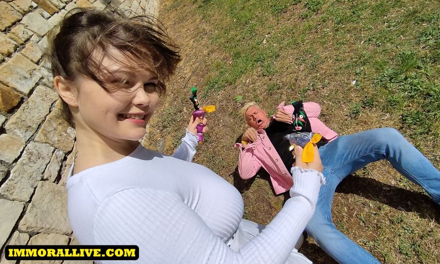Peachy Alice Performs Anal at Immoral Productions