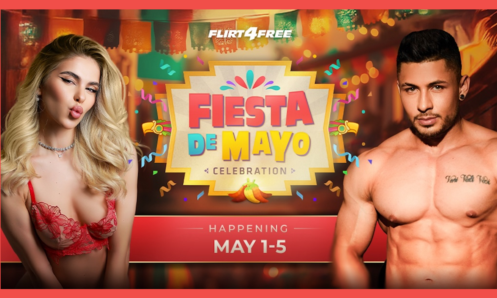 Flirt4Free Set to Launch ‘Fiesta de Mayo’ Model Competition