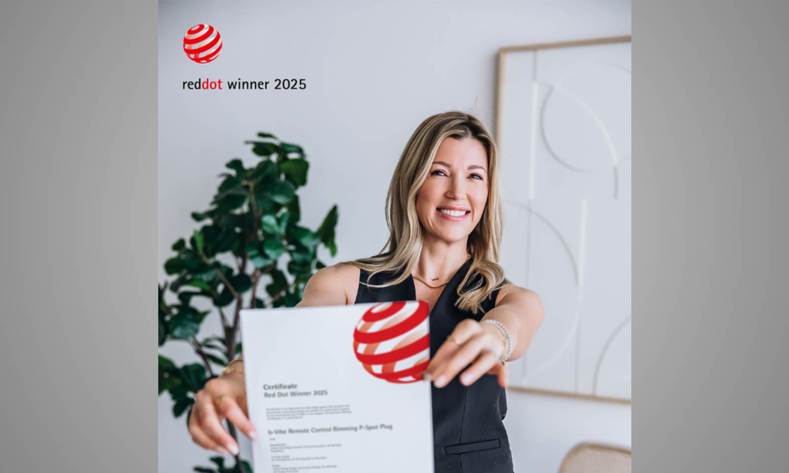 b-Vibe's Two Innovations Win Red Dot Design Awards