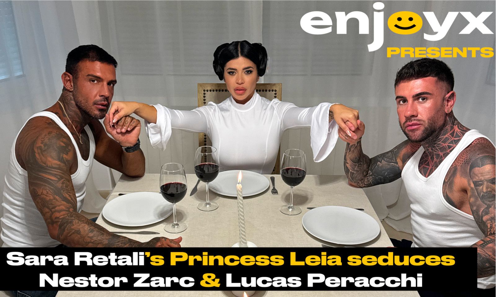 Sara Retali Plays Princess Leia at EnjoyX.com