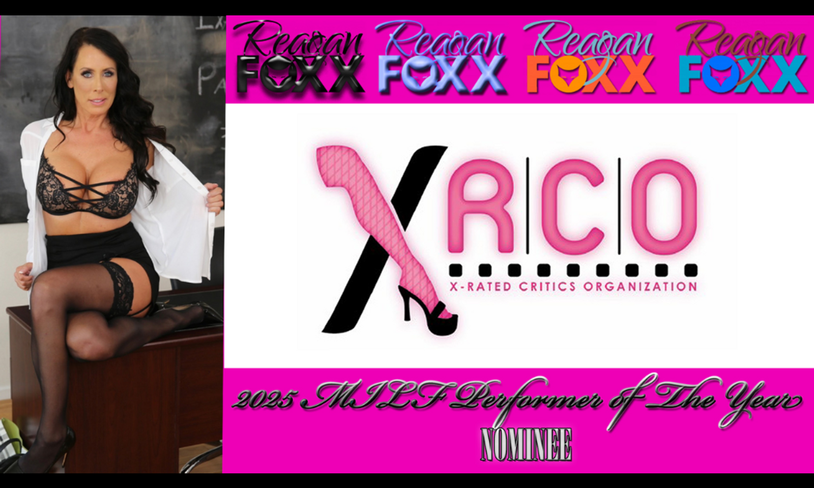 Reagan Foxx Nominated for XRCO's MILF Performer of the Year Award