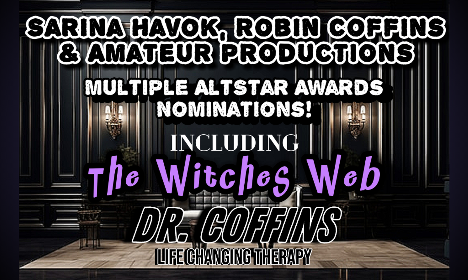 Sarina Havok, Robin Coffins, AMTR Productions Earn AltStar Noms